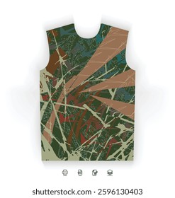 Sports Jersey Design Modern Athletic Wear Soccer Basketball Football Esports Abstract Geometric Minimalist Trendy Pattern Vibrant Colors