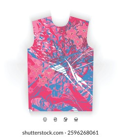 Sports Jersey Design Modern Athletic Wear Soccer Basketball Football Esports Abstract Geometric Minimalist Trendy Pattern Vibrant Colors