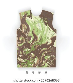 Sports Jersey Design Modern Athletic Wear Soccer Basketball Football Esports Abstract Geometric Minimalist Trendy Pattern Vibrant Colors