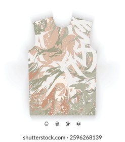 Sports Jersey Design Modern Athletic Wear Soccer Basketball Football Esports Abstract Geometric Minimalist Trendy Pattern Vibrant Colors