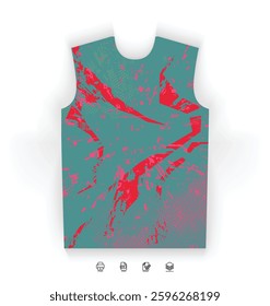 Sports Jersey Design Modern Athletic Wear Soccer Basketball Football Esports Abstract Geometric Minimalist Trendy Pattern Vibrant Colors