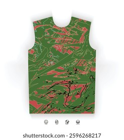 Sports Jersey Design Modern Athletic Wear Soccer Basketball Football Esports Abstract Geometric Minimalist Trendy Pattern Vibrant Colors