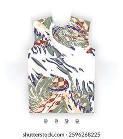 Sports Jersey Design Modern Athletic Wear Soccer Basketball Football Esports Abstract Geometric Minimalist Trendy Pattern Vibrant Colors