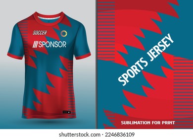 Sports jersey design for sublimation