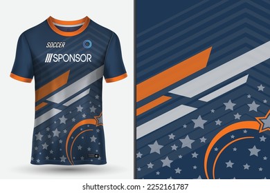 Sports jersey design for sublimation