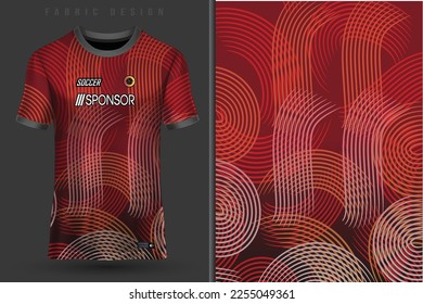 Sports jersey design for sublimation