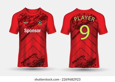 Sports jersey design for sublimation