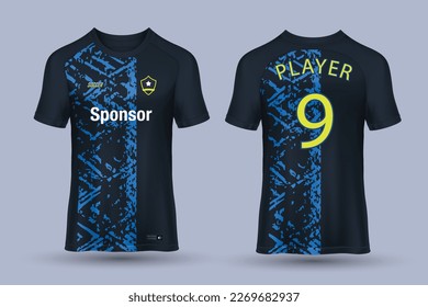 Sports jersey design for sublimation