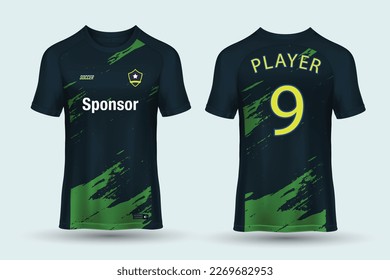 Sports jersey design for sublimation