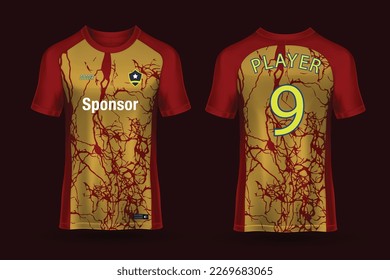Sports jersey design for sublimation