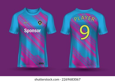 Sports jersey design for sublimation