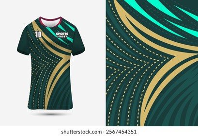 Sports jersey design for sublimation Printing. Customizable Jersey Design Background for Sublimation.