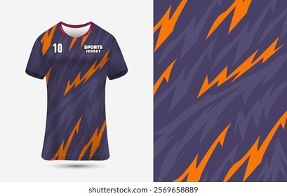 Sports jersey design for sublimation Printing. Customizable Jersey Design Background for Sublimation.