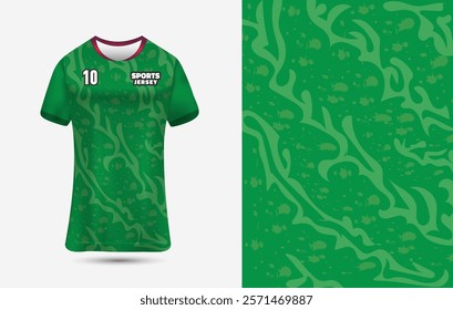 Sports jersey design for sublimation Printing. Customizable Jersey Design Background for Sublimation.