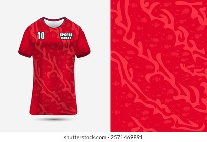 Sports jersey design for sublimation Printing. Customizable Jersey Design Background for Sublimation.