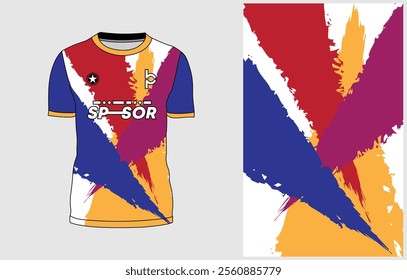 Sports jersey design sublimation for soccer football, racing, cycling, gaming, Rugby, e-sport and more