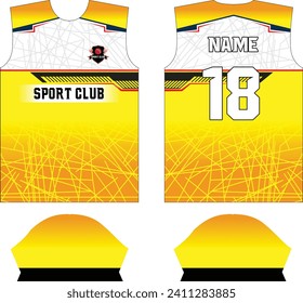 Sports Jersey Design. Sublimation Jersey Design. Sport T-shirts. EPS10