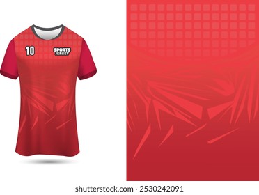 Sports jersey design template for Football, Soccer, Running, and Racing. Customizable Jersey Background for Sublimation Printing.