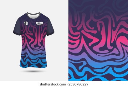 Sports jersey design template for Football, Soccer, Running, and Racing. Customizable Jersey Design Background for Sublimation Printing.
