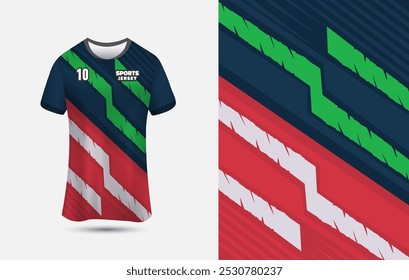 Sports jersey design template for Football, Soccer, Running, and Racing. Customizable Jersey Design Background for Sublimation Printing.