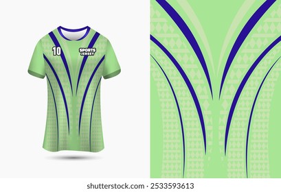 Sports jersey design template for Football, Soccer, Running, and Racing. Customizable Jersey Background for Sublimation Printing