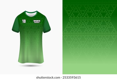 Modelo de design de camisa de esportes para Futebol, Futebol, Corrida e Corrida. Fundo de Jersey personalizável para impressão de sublimação