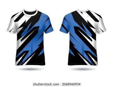 Sports Jersey Design Template for Team Uniforms Vector