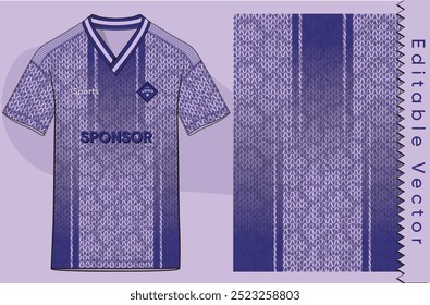 Sports Jersey Design Vector Illustration with print