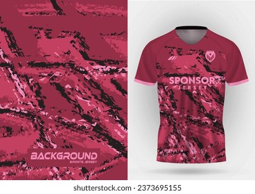 sports jersey is designed in shades of red and pink with a modern abstract twist, including casual sportswear, cycling, running, basketball, marathons, football, and soccer.
