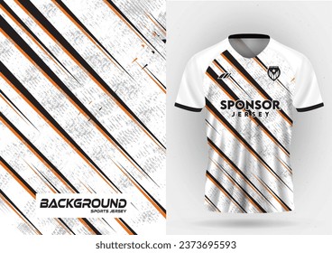 la camiseta deportiva está diseñada en tonos blancos y negros con un toque abstracto moderno, que incluye ropa deportiva informal, ciclismo, correr, baloncesto, maratones, fútbol y fútbol.