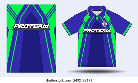 Sports jersey football, race, and runner design mockup for sublimation.