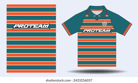 Sports jersey football, race, and runner design mockup for sublimation.