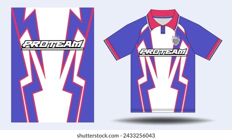 Sports jersey football, race, and runner design mockup for sublimation.