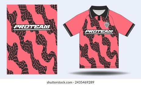 Sports jersey football, race, and runner design mockup for sublimation.