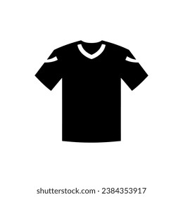 Icono deportivo de Jersey sobre fondo blanco - Ilustración vectorial simple