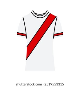 Deportes Jersey Ilustración para el fútbol, baloncesto, hockey, voleibol, carreras, juego jersey.