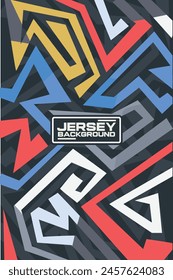 Sports jersey  pattern, racing background vector for camper car wraps and more