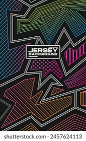 Sports jersey  pattern, racing background vector for camper car wraps and more