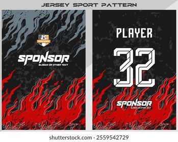 Sports Jersey Shirt design for sublimation company