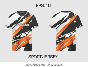 sports jersey, soccer jersey, running jersey, racing jersey, grain pattern
