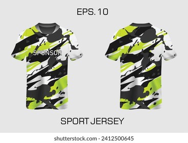 sports jersey, soccer jersey, running jersey, racing jersey, grain pattern
