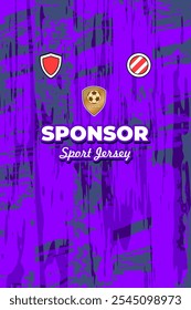 Sports Jersey Sublimation Design Vector