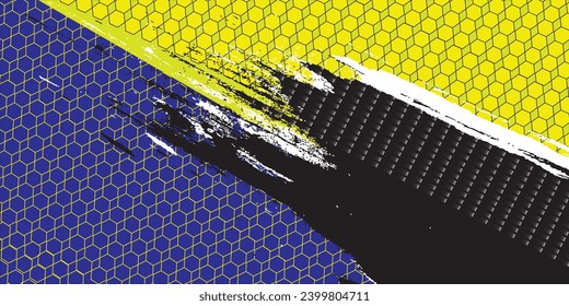 Sports jersey t shirt design flat sketch vector illustration, Abstract pattern Raglan Round neck tees football jersey concept with front and back view for Cricket, soccer, Volleyball, Rugby jersey kit