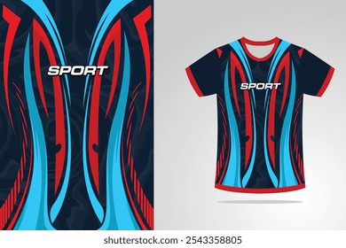 Sports jersey t shirt design concept vector template EPS 10