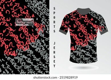 Camiseta Esportiva e t-shirt modelo esportes design para o futebol, corridas, jogos