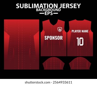 Sports Jersey Template for Football, Soccer, and Sports and Esports, Modern 
 jersey Design with sublimation pattern for jersey