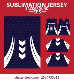 Sports Jersey Template for Football, Soccer, and Sports and Esports, Modern 
 jersey Design with sublimation pattern for jersey