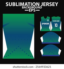 Sports Jersey Template for Football, Soccer, and Sports and Esports, Modern 
 jersey Design with sublimation pattern for jersey