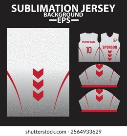 Sports Jersey Template for Football, Soccer, and Sports and Esports, Modern 
 jersey Design with sublimation pattern for jersey