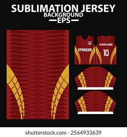 Sports Jersey Template for Football, Soccer, and Sports and Esports, Modern 
 jersey Design with sublimation pattern for jersey